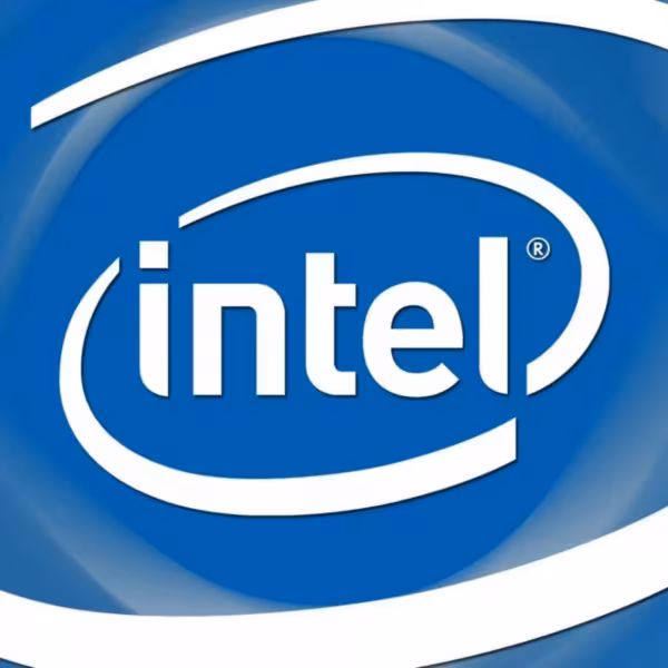 intel blue logo wide