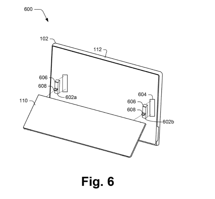Патент Microsoft показывает улучшение подставки Surface Pro 7 microsoft files a patent for an improved surface pro kickstand 1