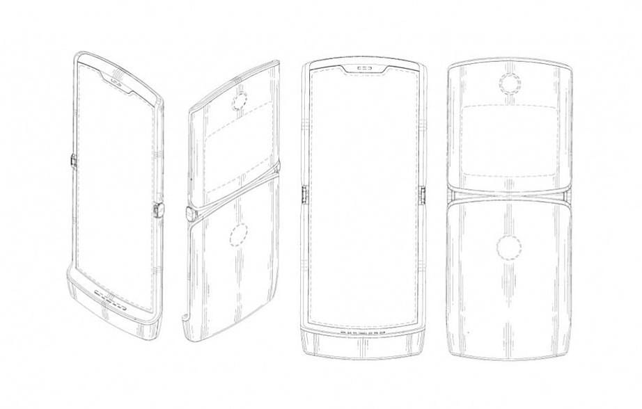 motorola razr 2019 foldable patent image