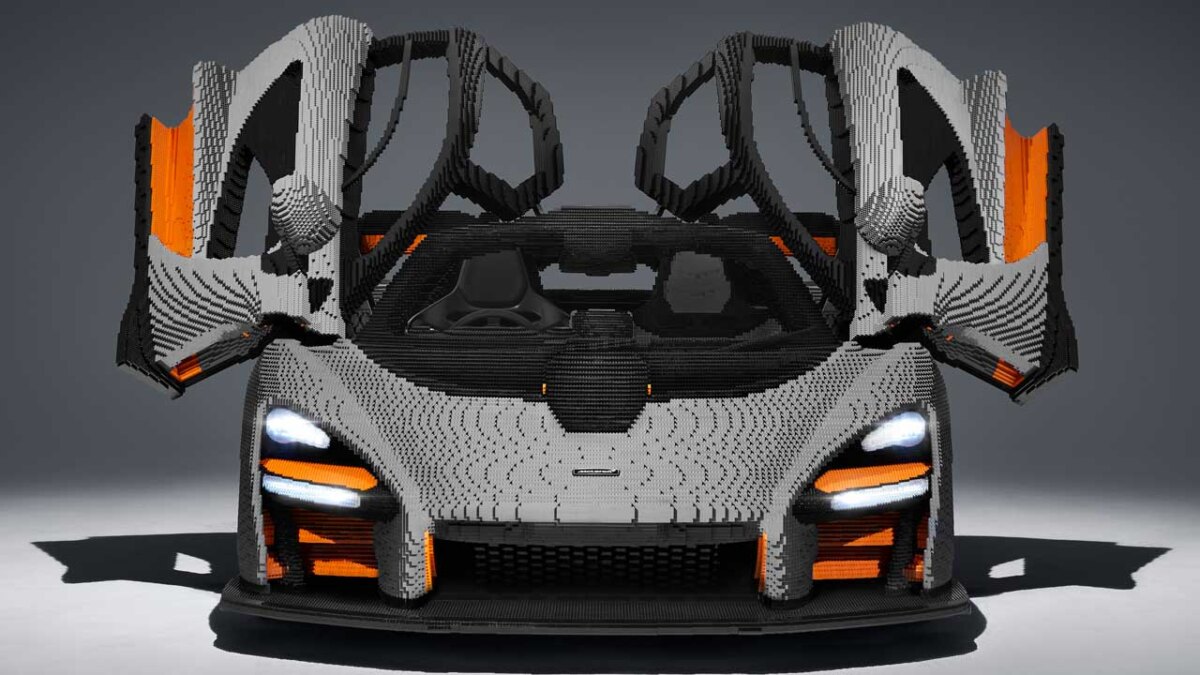 McLaren Senna собрали из Lego и он весит больше оригинала 6 senna lego 1