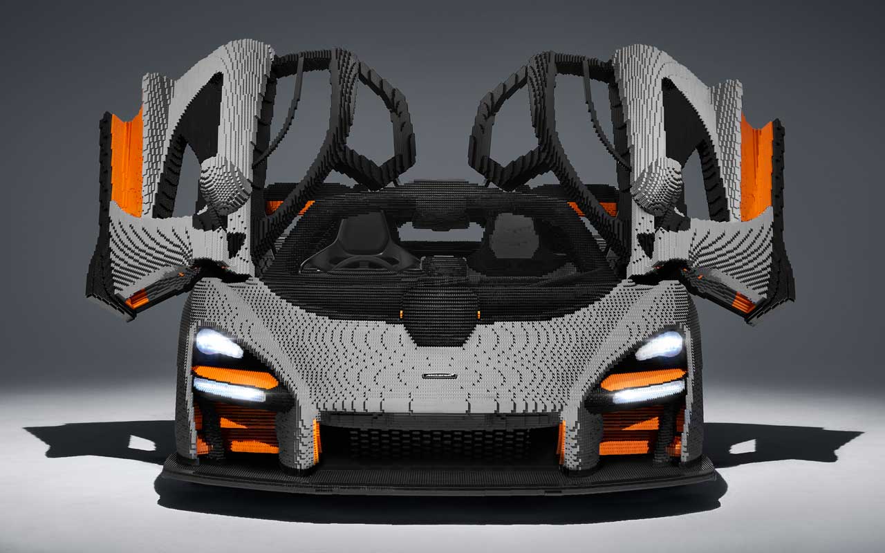 McLaren Senna собрали из Lego и он весит больше оригинала 6 senna lego 1