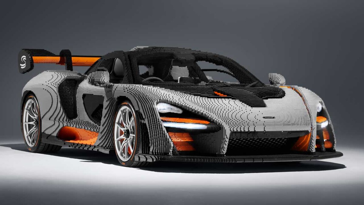 McLaren Senna собрали из Lego и он весит больше оригинала 9 senna lego 6