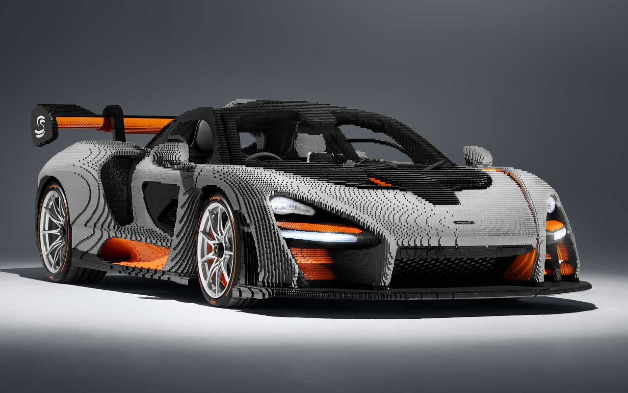 McLaren Senna собрали из Lego и он весит больше оригинала 9 senna lego 6