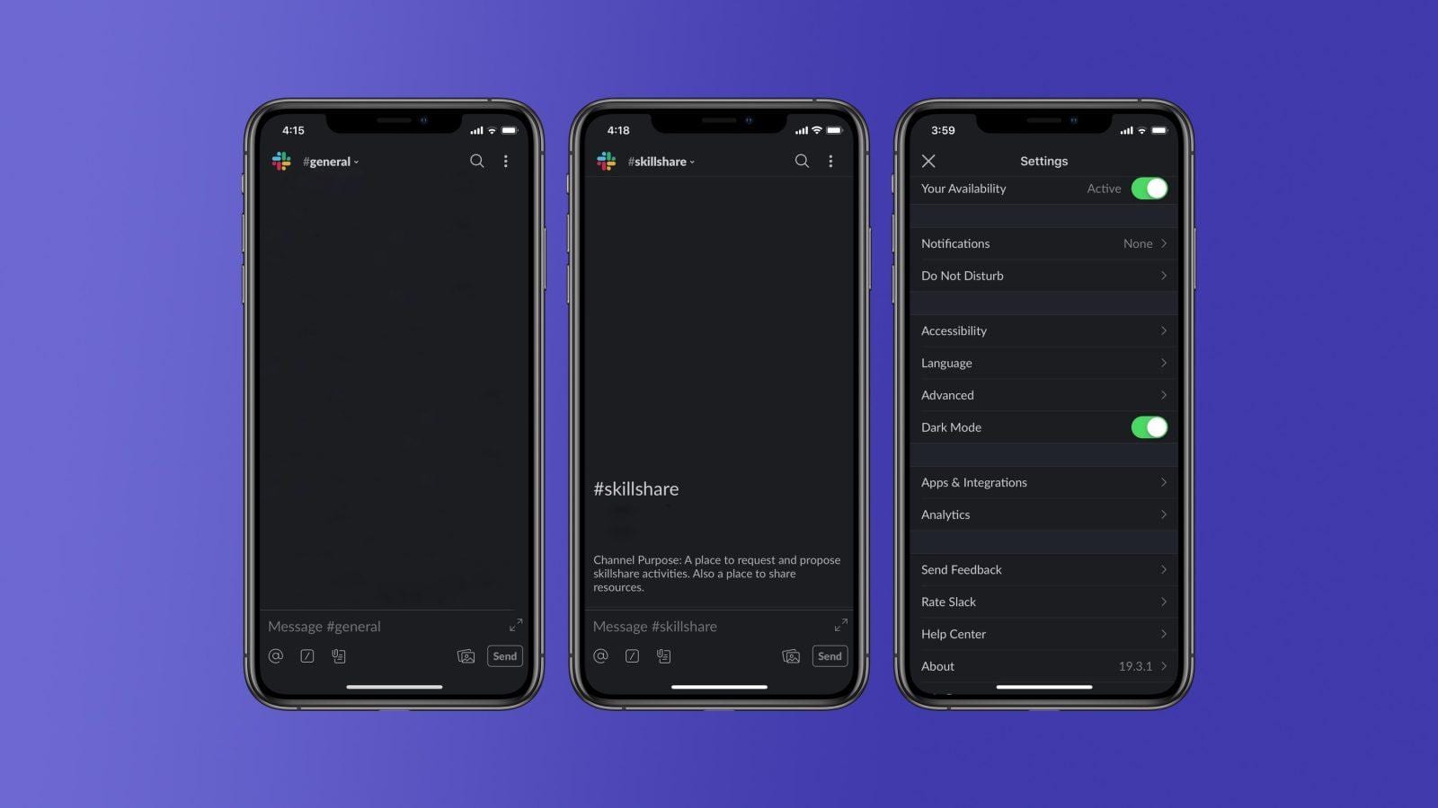 Slack начал тестировать темный режим на iOS и Android. Как его включить? 3 slack dark mode final