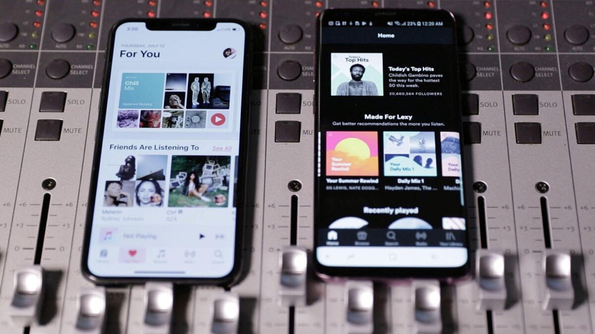 versus applemusic spotify