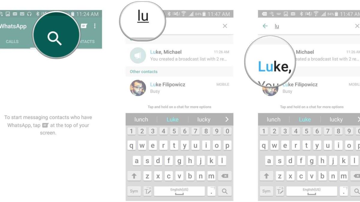 В WhatsApp сделали тёмную тему и новый поиск 5 whatsapp android search chats screens 00