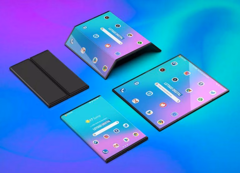 Складной смартфон Xiaomi Mi Fold показали на видео 5 xiaomi smartphone 3d 770x556 1