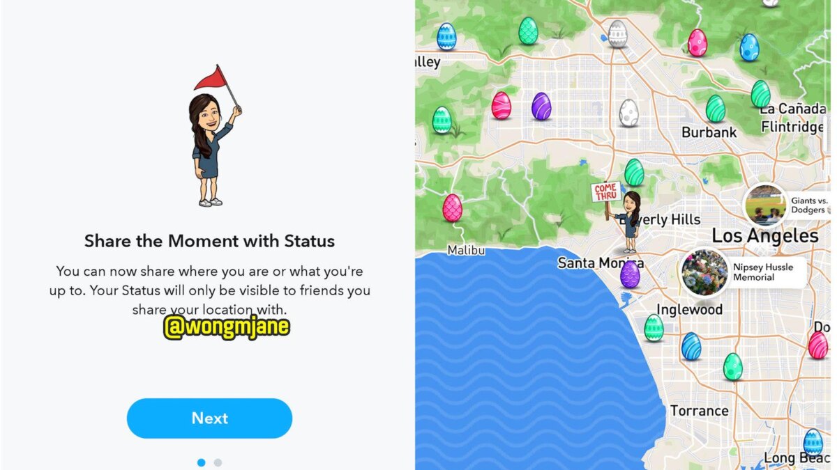 Snapchat тестирует чекины как в Foursquare 3 dims 14