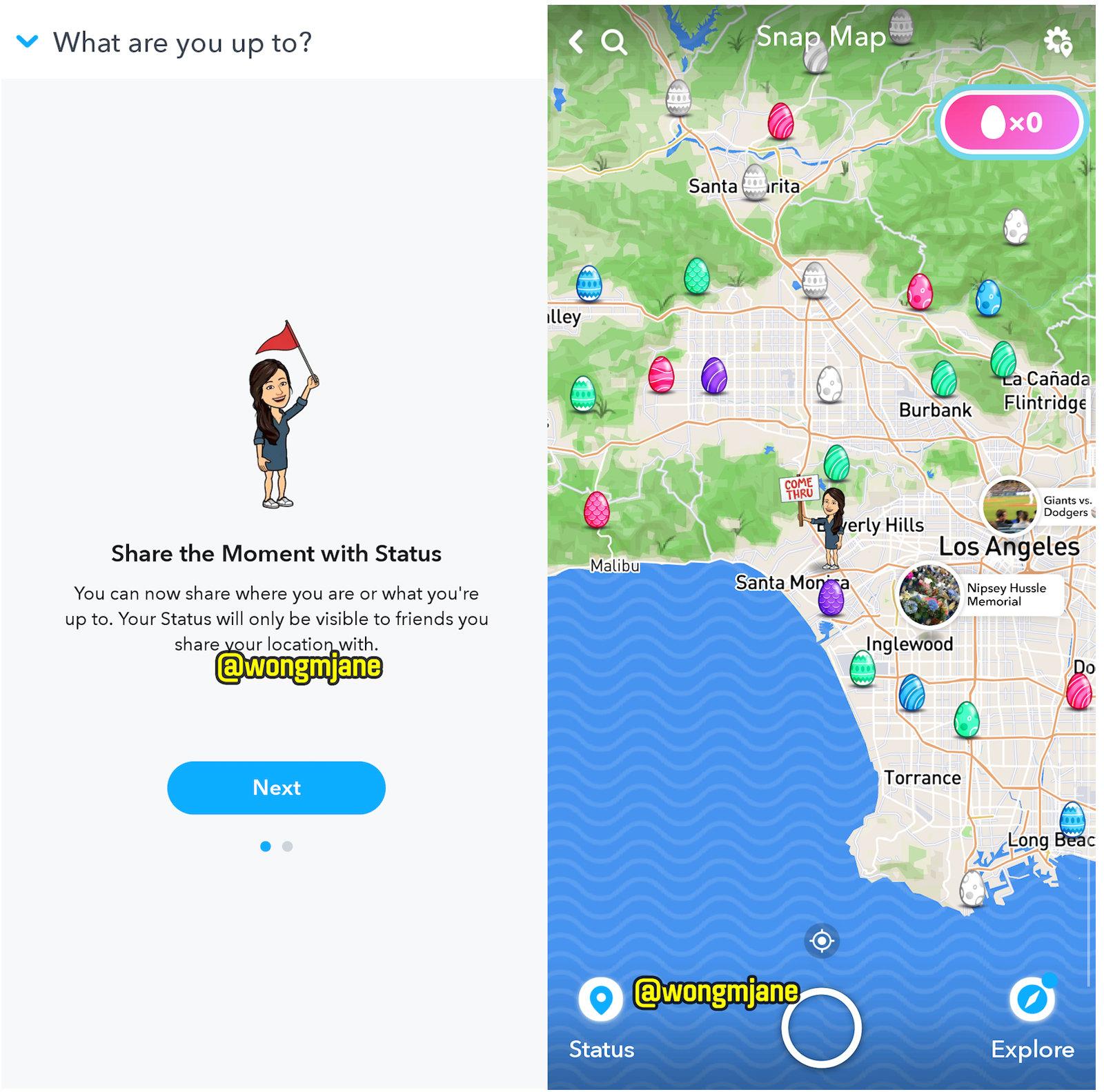 Snapchat тестирует чекины как в Foursquare 3 dims 14