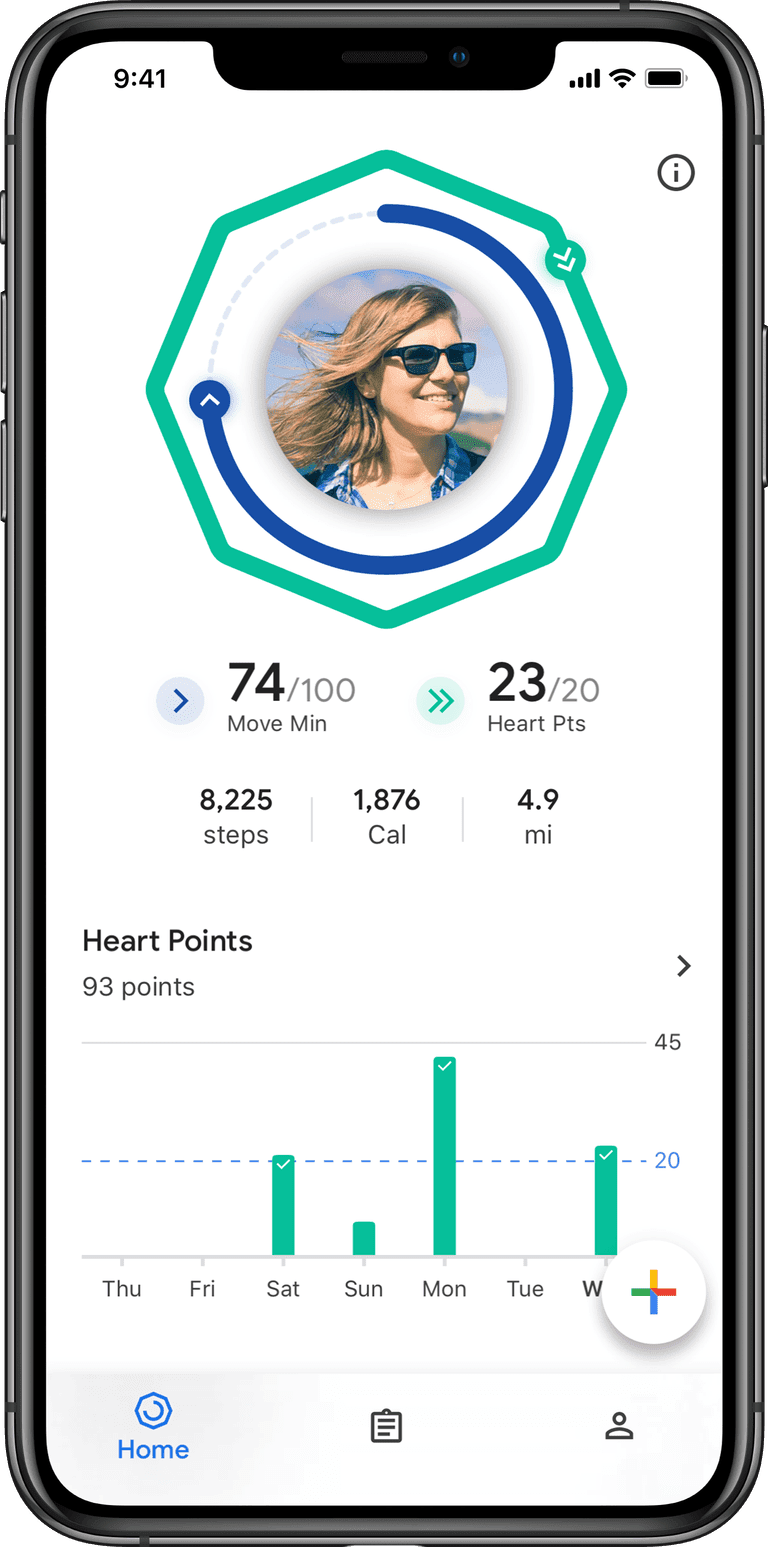Google выпустила Google Fit для iOS 5 google fit on ios home page