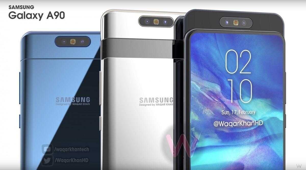 Samsung Galaxy A90 получит поворотную камеру 48 мпикс и дисплей 6,7 дюймов 6 gsmarena 006