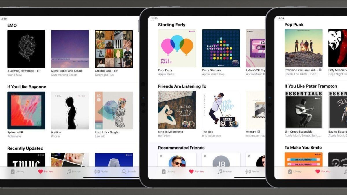ipad pro apple music for you
