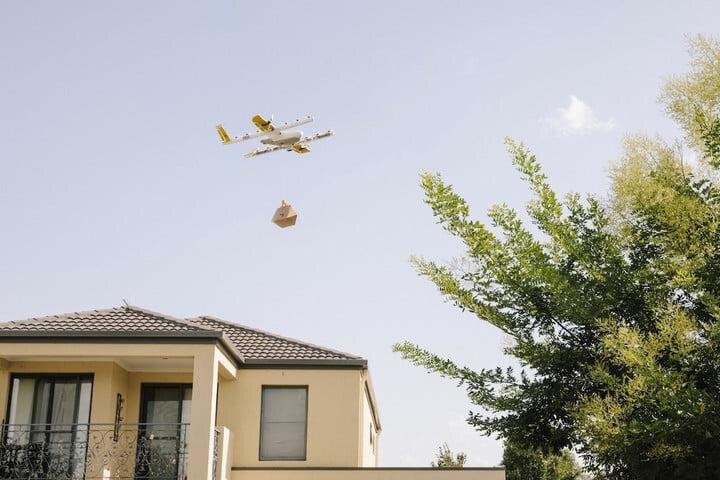 В Австралии дроны будут доставлять товары на дом 3 wing drone delivery 720x720 1