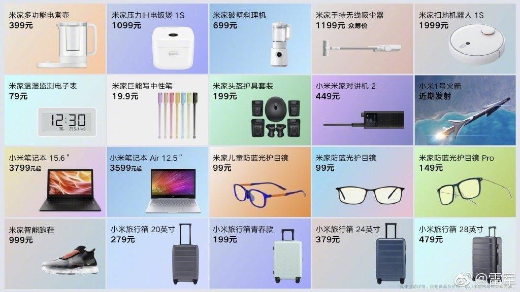 xiaomi 20 new products large