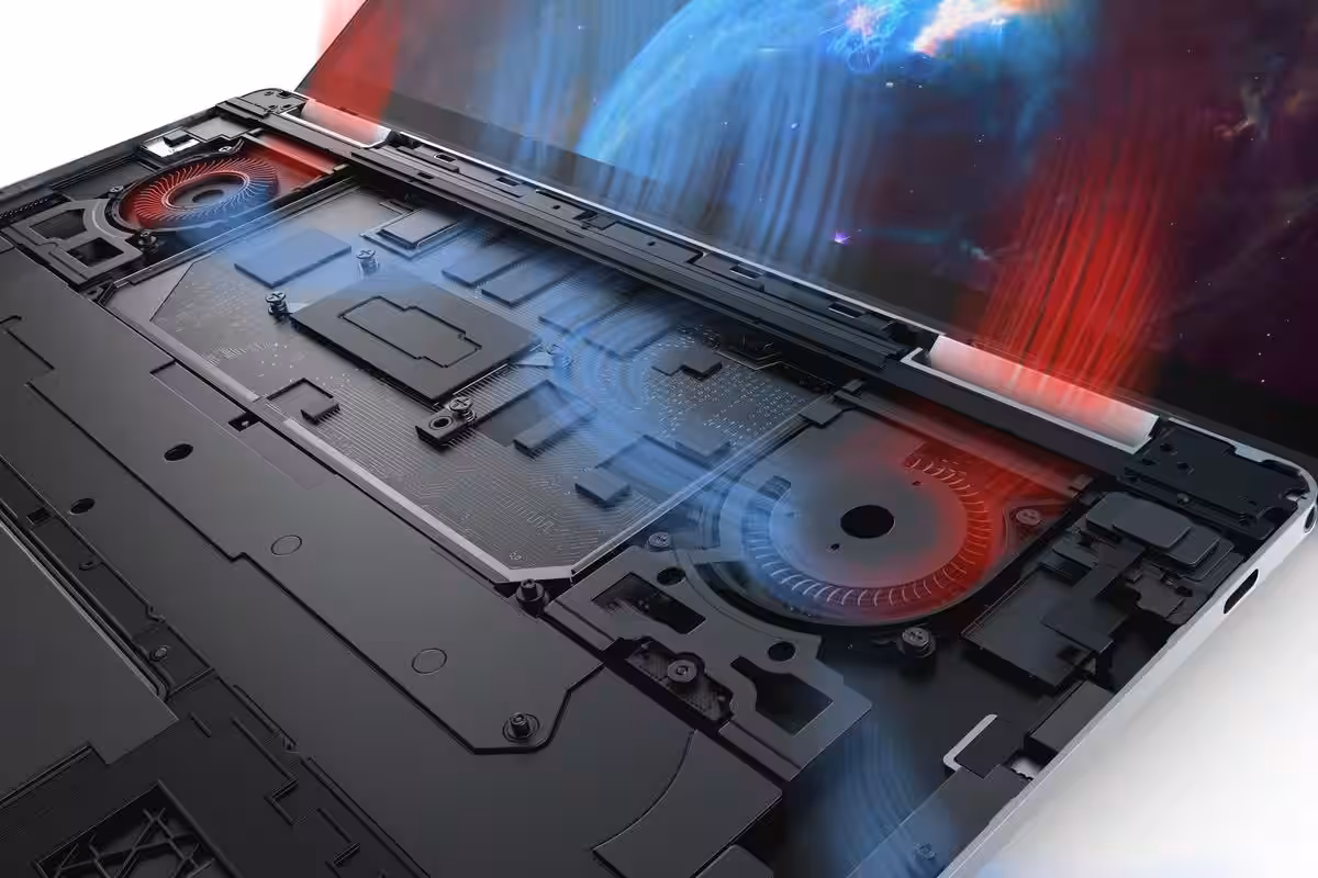 Dell представила ноутбуки-трансформеры XPS 13 2-in-1 с процессорами Intel 10 поколения 4 060059 xps 13 2 in 1 insides of thermals black