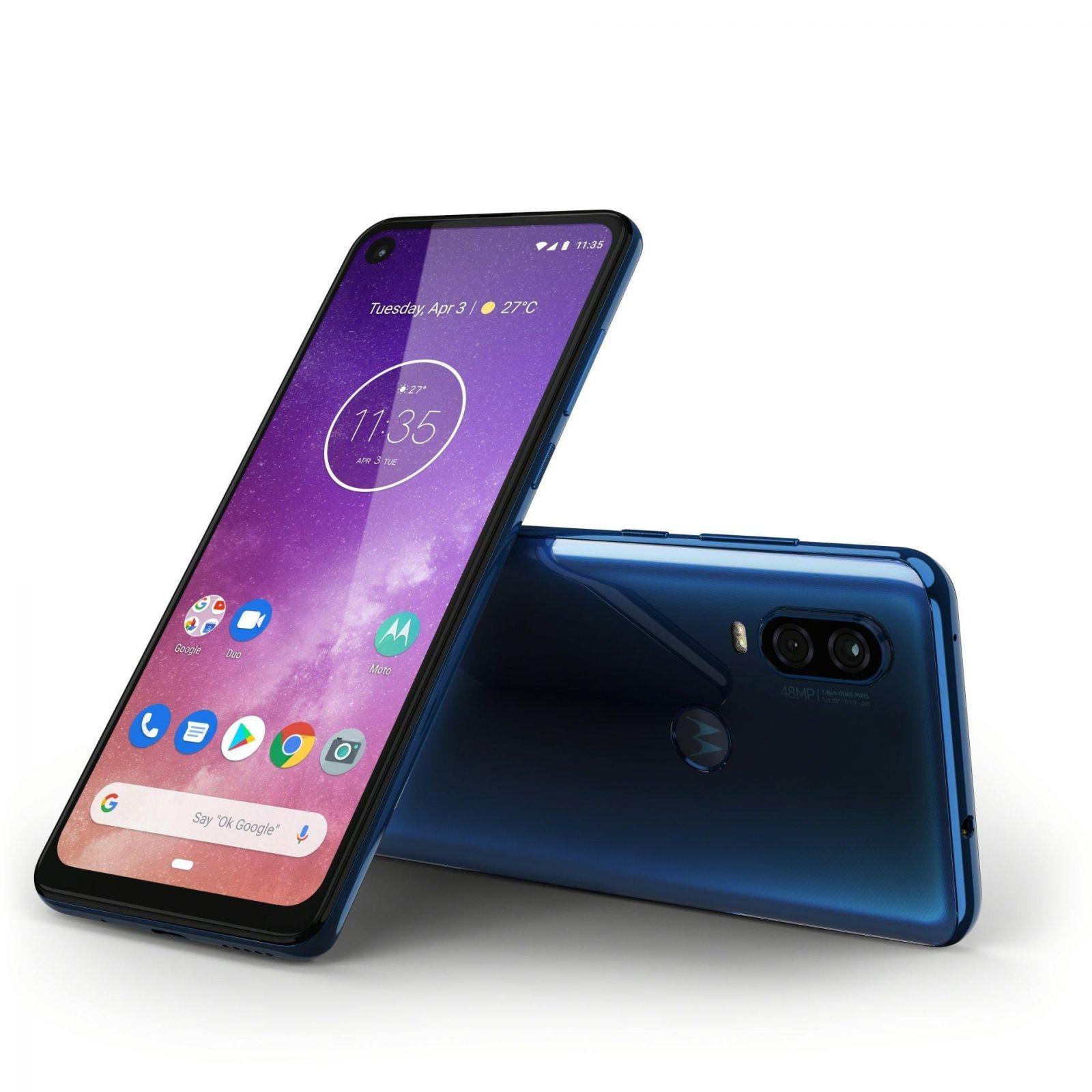 Motorola представила новый смартфон Motorola One Vision 5 motorola one vision row saphire gradient laydown combo
