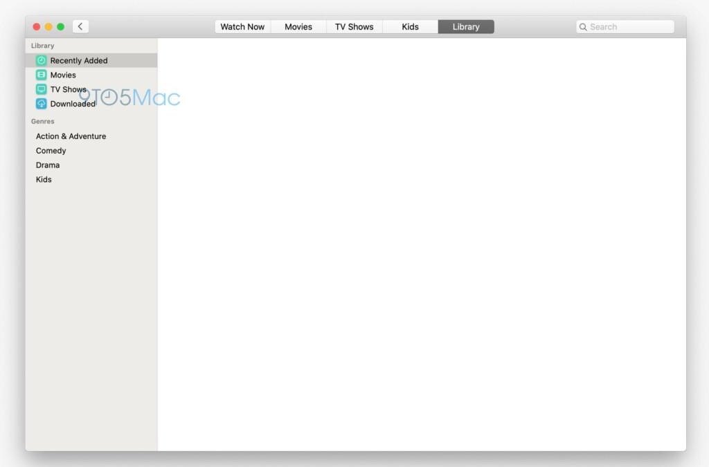 Скриншоты MacOS 10.15 демонстрируют новый интерфейс Apple TV и Apple Music 5 tv app macos 10.15
