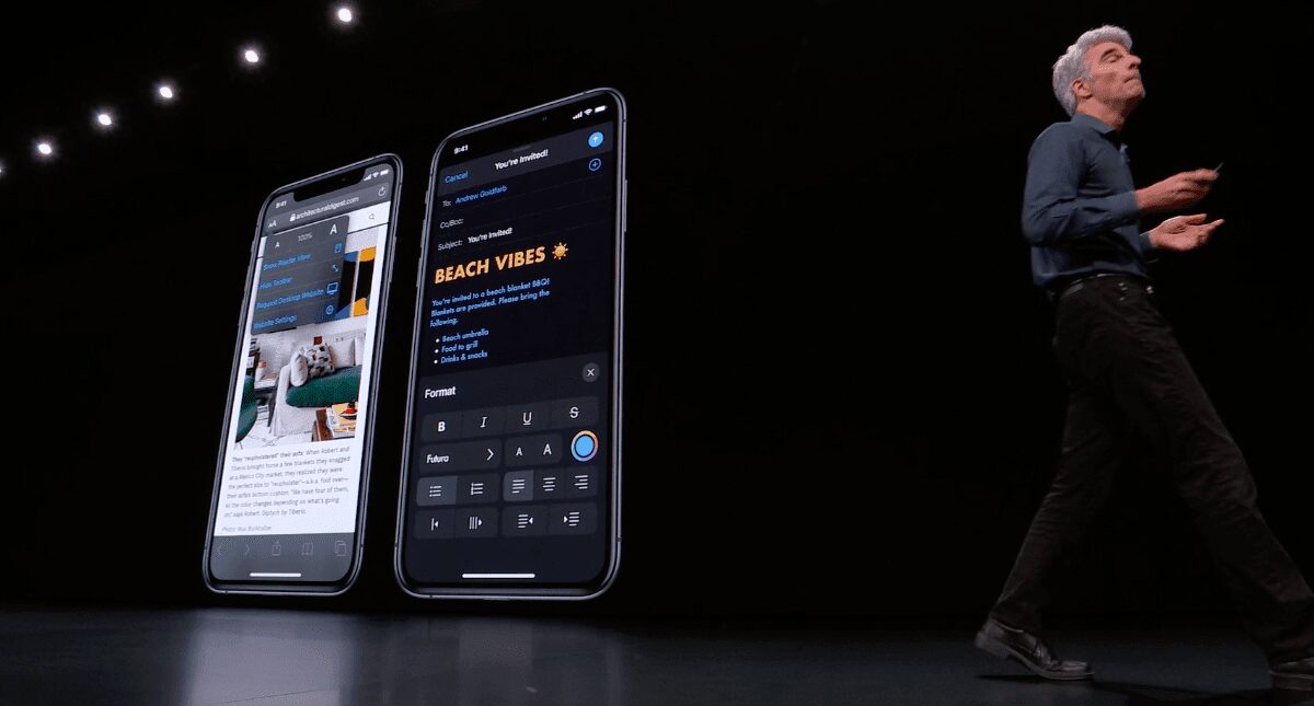 WWDC 2019. Apple представила iOS 13: Темный режим, улучшение производительности и многое другое 17 snimok jekrana 2019 06 04 v 0.35.13