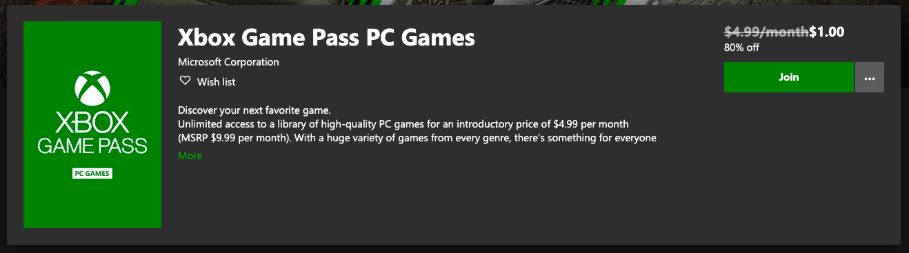 Сервис Xbox Game Pass теперь официально доступен на ПК за 5 долларов в месяц 3 snimok jekrana 2019 06 10 v 11.23.41