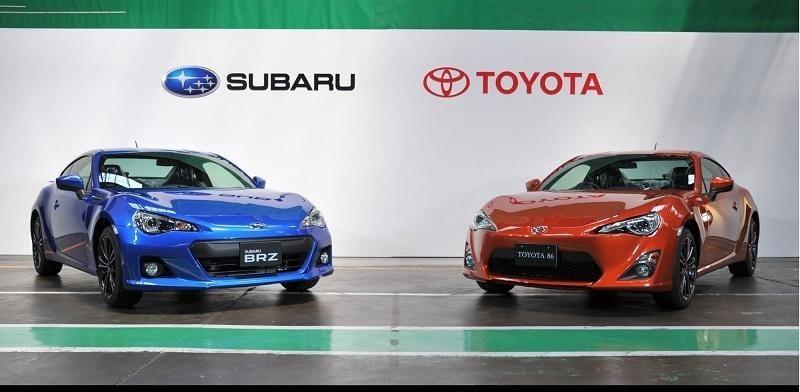 subaru brz toyota 86