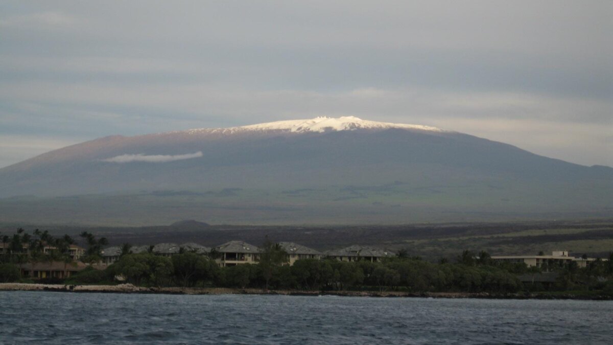 Коренные гавайцы остановили постройку нового телескопа 6 mauna kea from the ocean