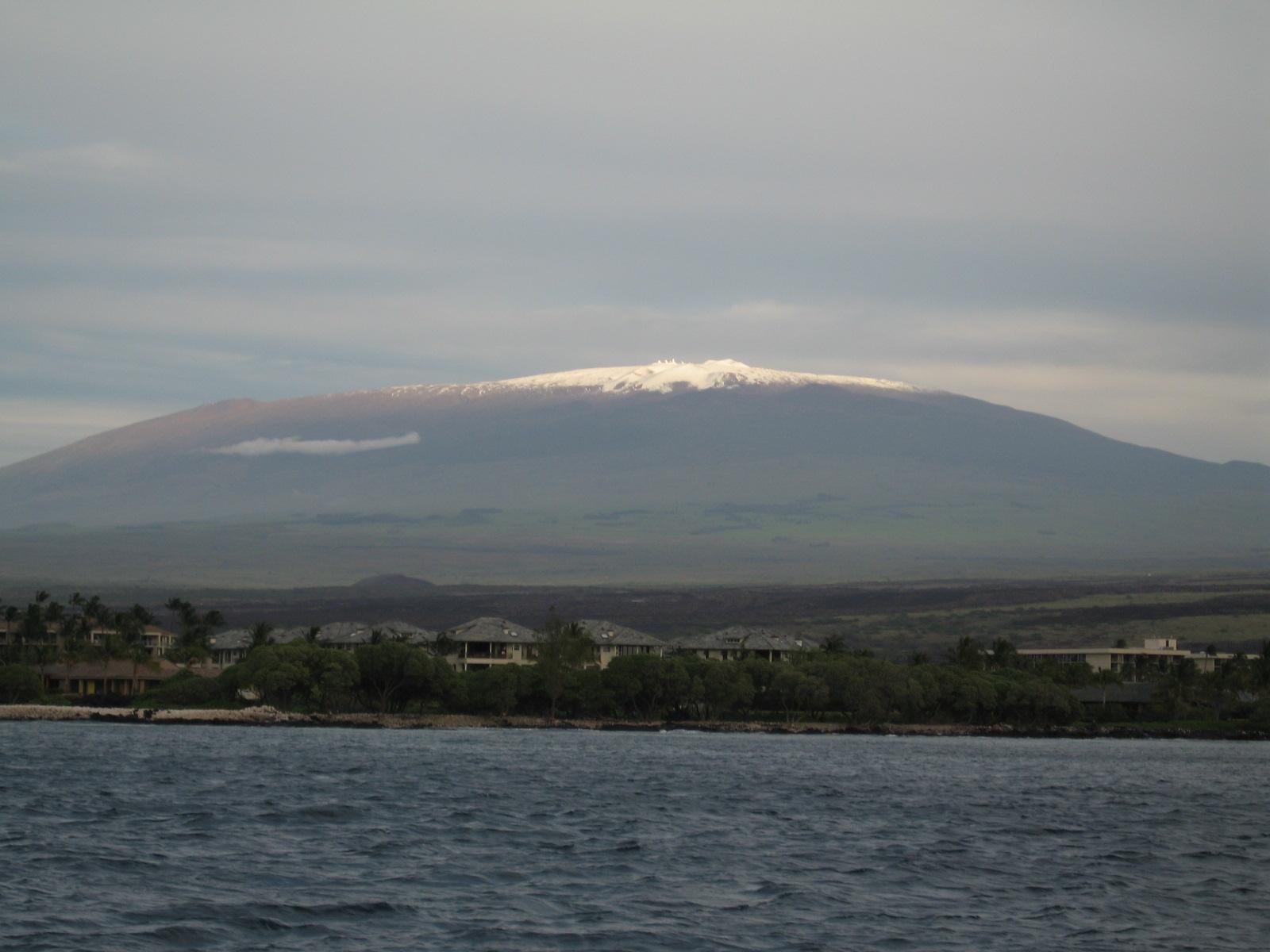 mauna kea from the ocean