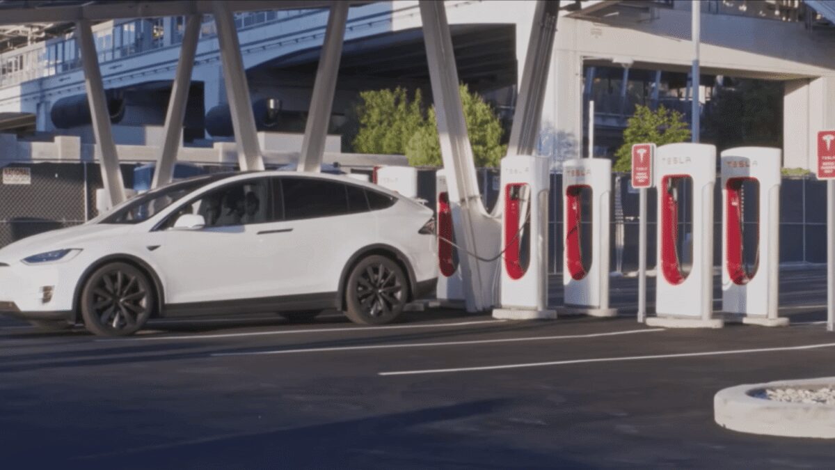 tesla supercharger las vegas model
