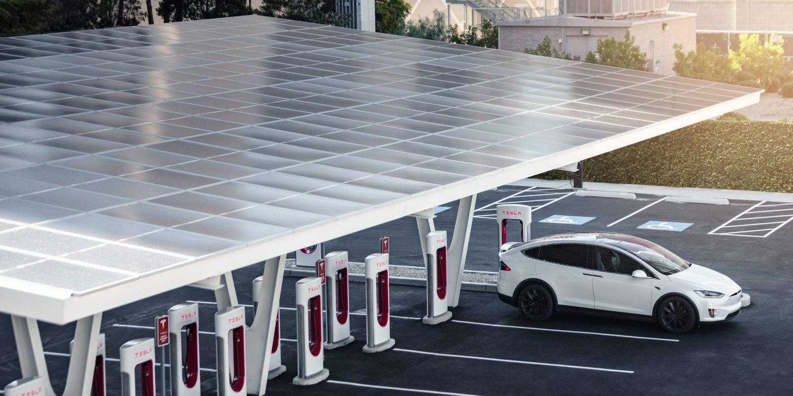 Tesla открывает станцию Vegas V3 Supercharger с питанием от солнечных батарей 10 v3 vegas e1563488073796