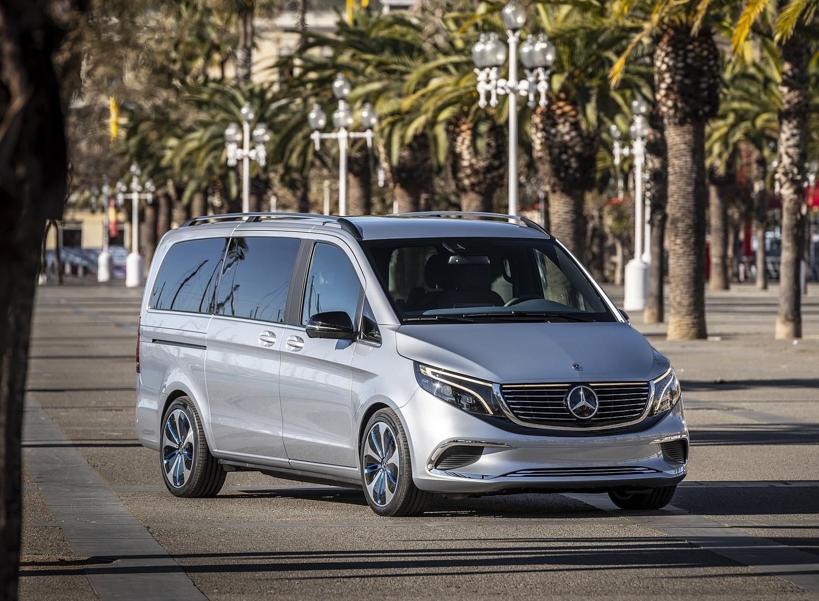 Mercedes-Benz представил минивэн EQV с электрическим двигателем 6 8