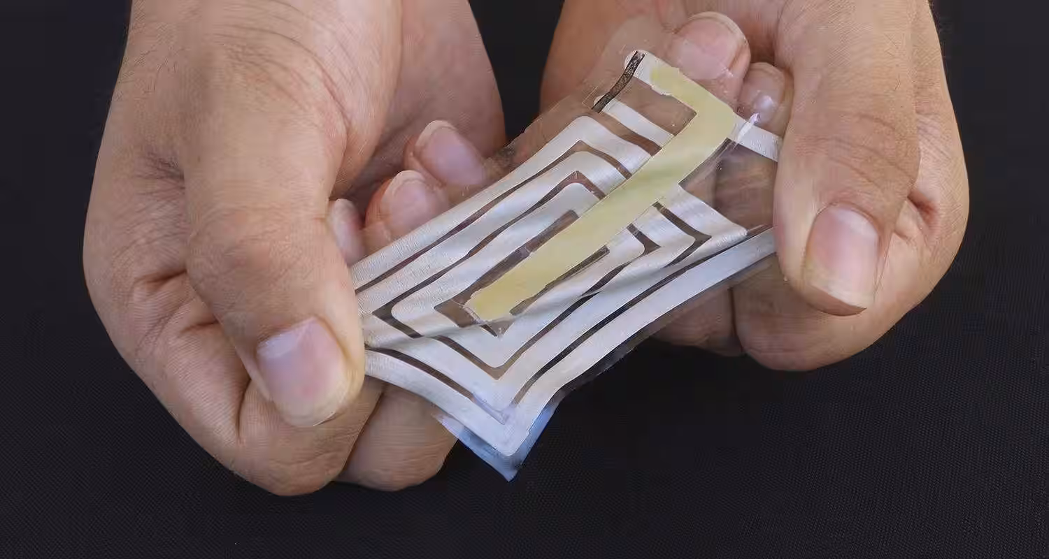 bodynet sticker being stretched