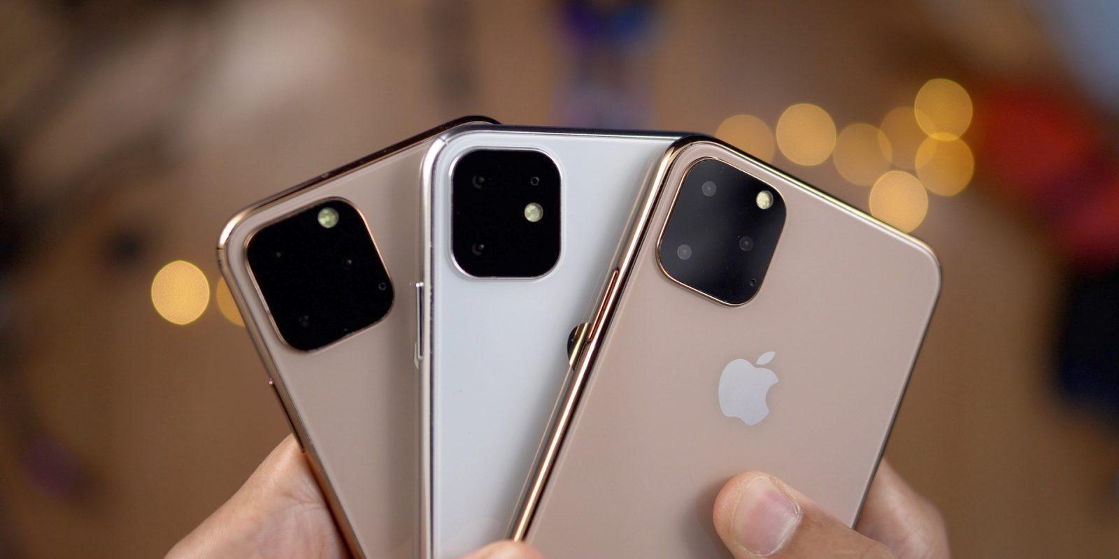 Слухи: iPhone получит приставку "Pro" в названии 3 iphone 11 mockups