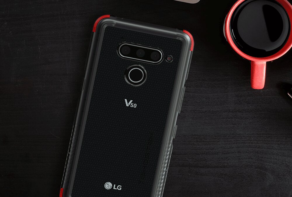 lg v50 thinq clear case cover