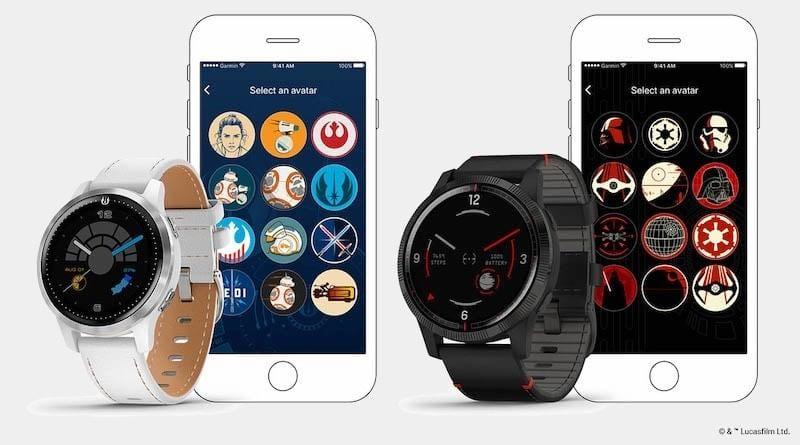 garmin to immortalize heroes and villains of star wars with new smartwatches