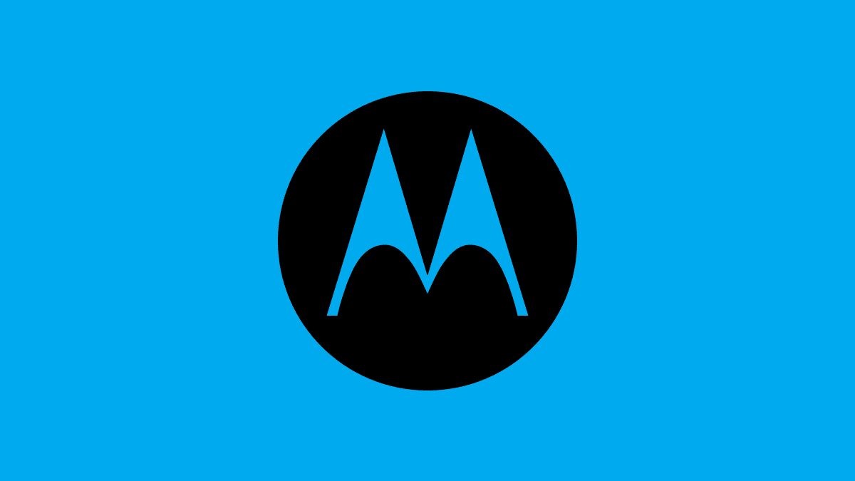 motorola logo feature image light blue