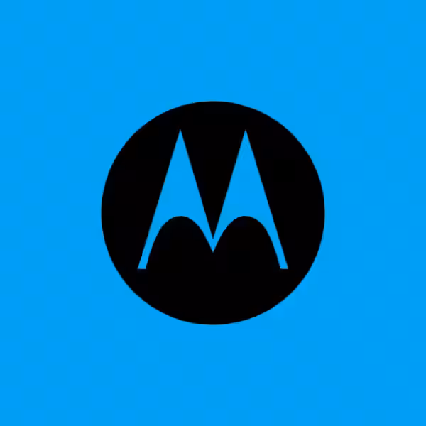 motorola logo feature image light blue