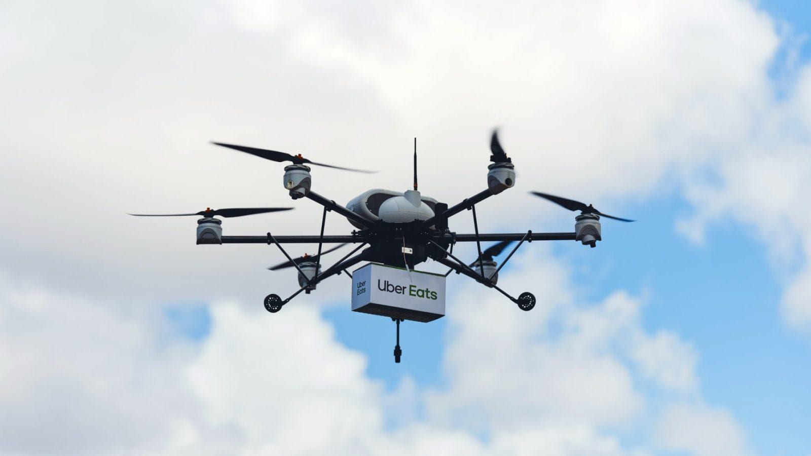 Uber представил дронов-доставщиков еды 4 uber plans to deliver fast food by drone starting this summer
