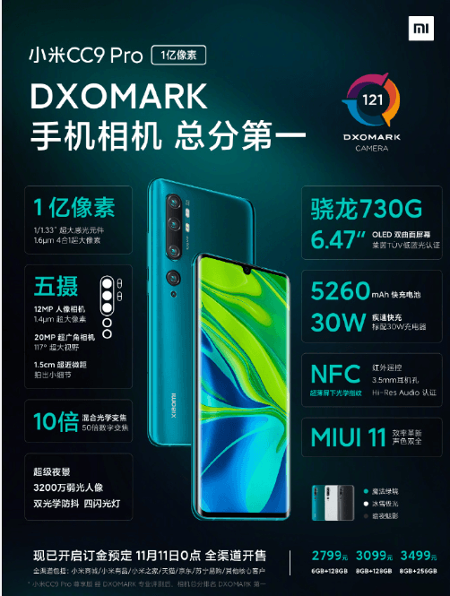 Xiaomi официально представила смартфон Xiaomi Mi CC9 Pro со 108-мегапиксельной пентакамерой 9 2019 11 05 11 48 32