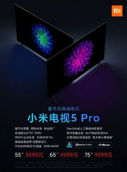 Xiaomi выпускает линейку телевизоров Mi TV 5 и Mi TV 5 Pro 5 2019 11 05 13 27 00