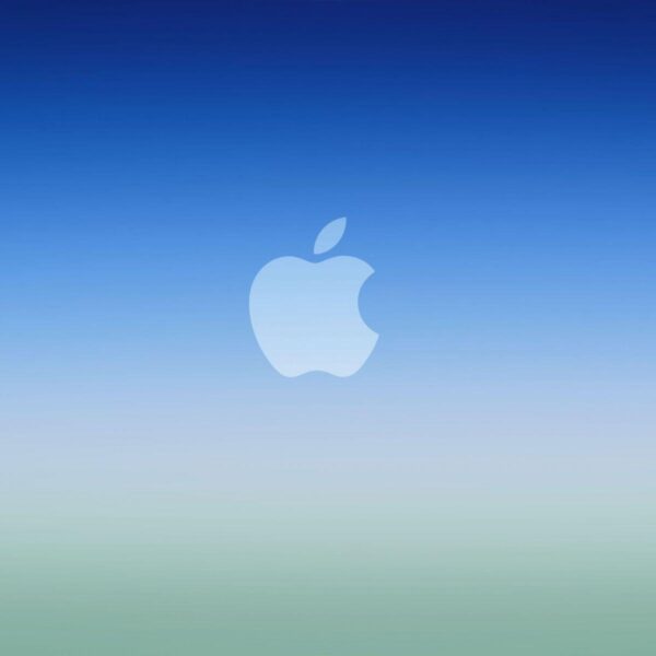 blue ios gradient apple logowallpaper scaled 1
