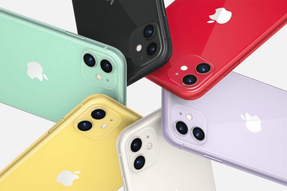 Сравнительный обзор iPhone 11 и iPhone 11 Pro. Какой выбрать? 42 iphone 11 all new colors closer look green purple red yellow white and black