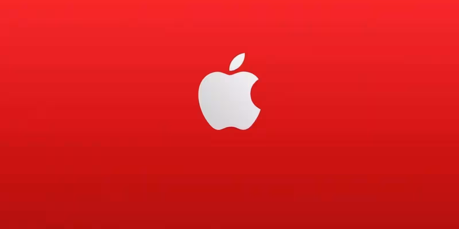 apple logo red background minimalism stylish apple art scaled 1