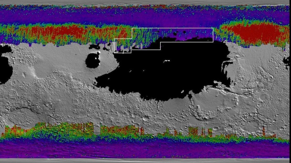 NASA создала карту воды на поверхности Марса 5 dims 1