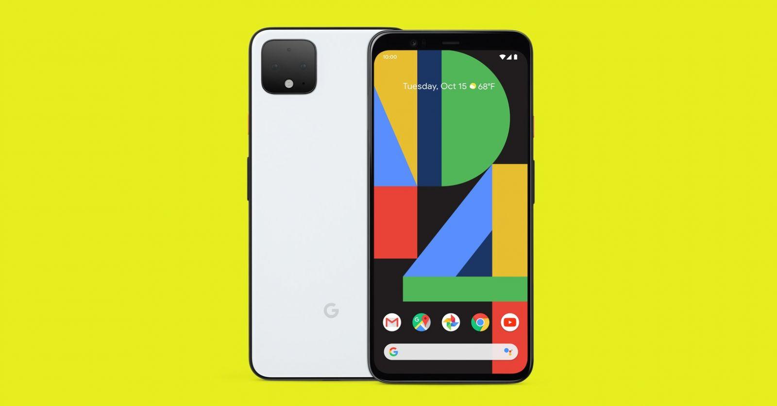 gear google pixel 4 front and back source google