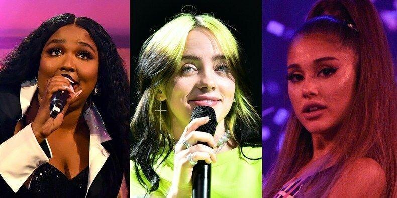 grammy 2020 performers lizzo billie eilish ariana grande