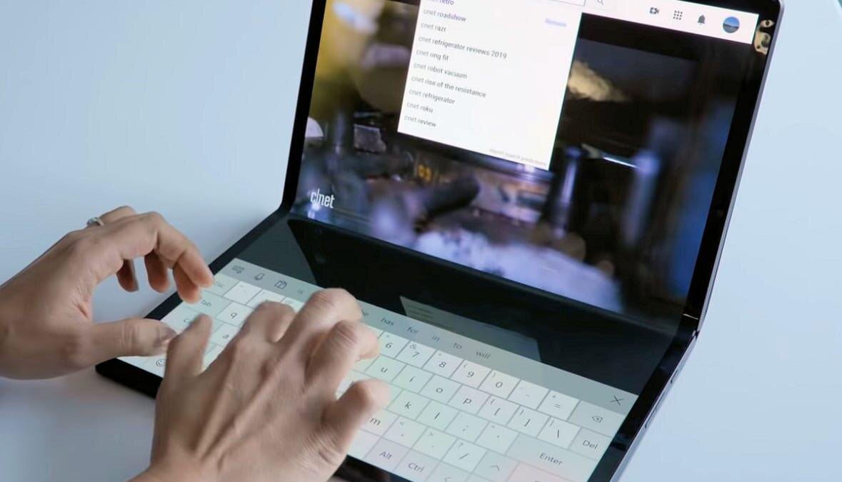 CES 2020. Intel представила 17-дюймовый планшет с гибким дисплеем 2 intel horseshoe bend 1179x900 large