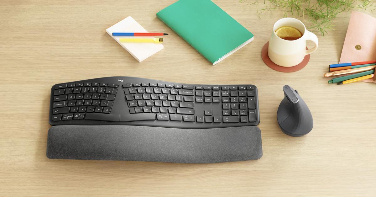 logitechs new split ergo k860 keyboard expands its ergonomic accessory lineup circuit breaker