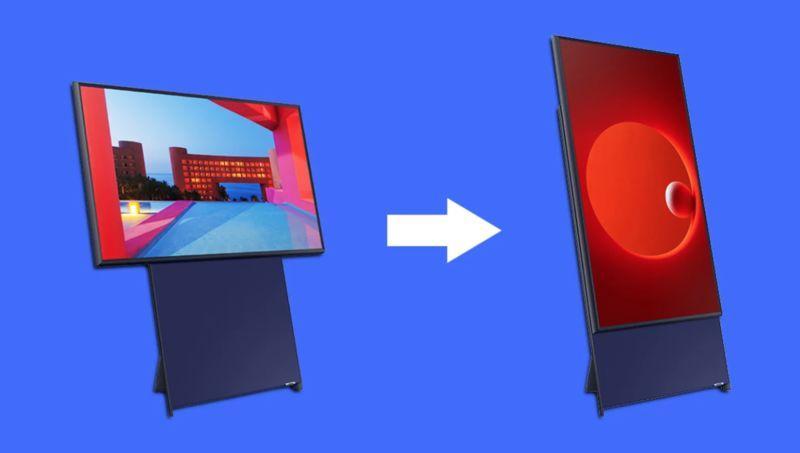 CES 2020. Телевизор от Samsung, который меняет ориентацию 5 samsung sero