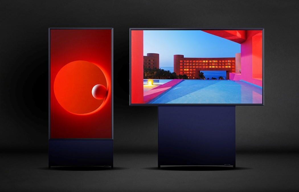 CES 2020. Телевизор от Samsung, который меняет ориентацию 4 samsung sero tv 5