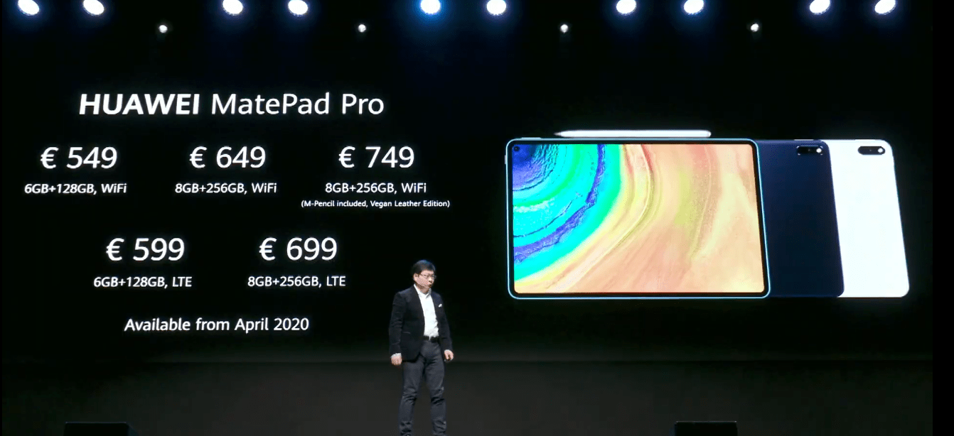 Huawei показала планшет MatePad Pro 5G 12 111