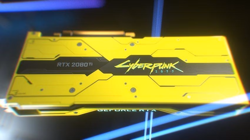 Nvidia выпускает видеокарту GeForce RTX 2080 Ti Cyberpunk 2077 Edition 1 cyberpunk 2077 geforce rtx 2080 ti special edition gpu 001